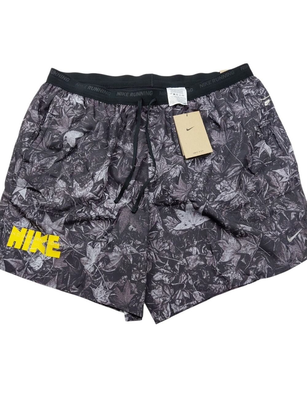 Nike Stride Dri-FIT 7" Brief-Lined Running Shorts Black Men’s Size XL IH4512-010